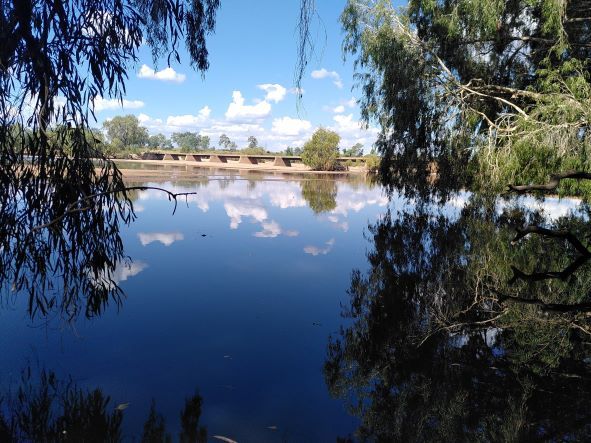 Gilbert River at the Gulf Development Road on 4th April 2022